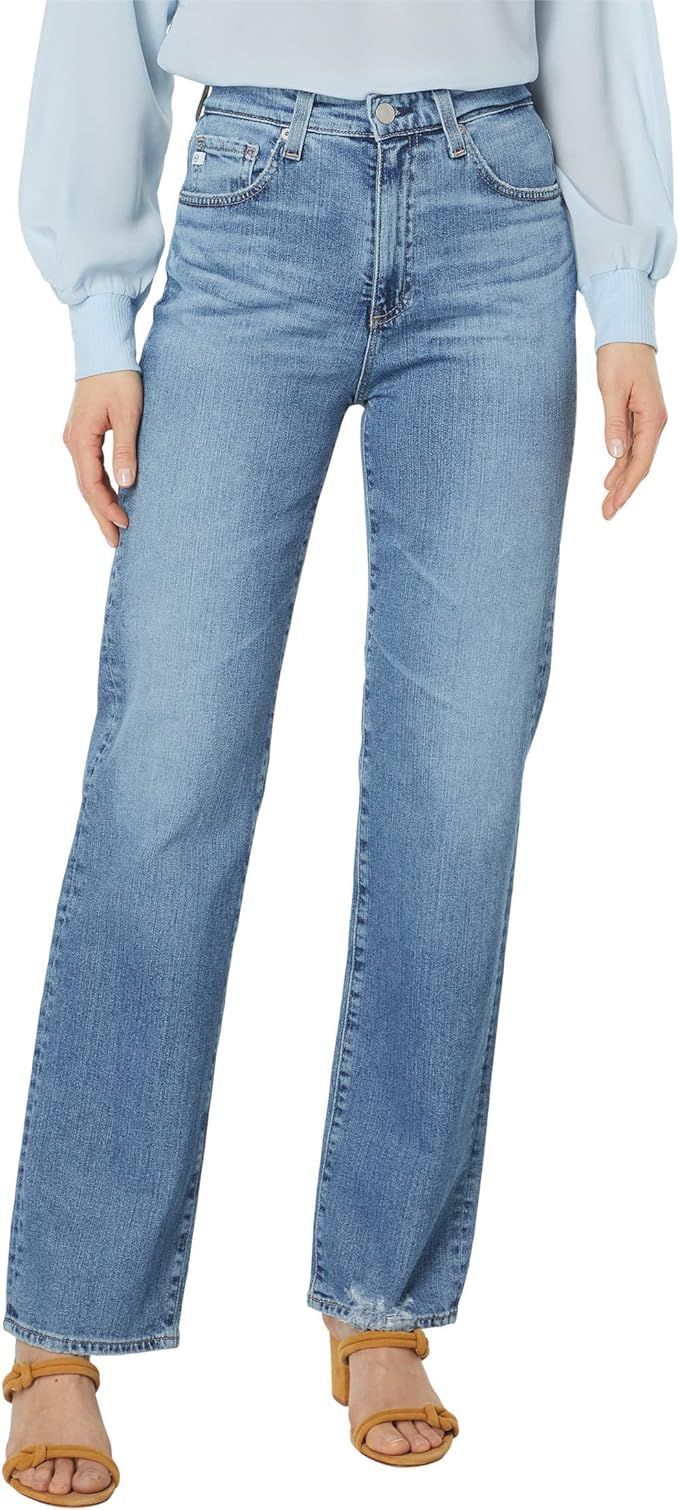 AG Adriano Goldschmied Women's Alexxis Vintage High Rise Straight Jean | Amazon (US)