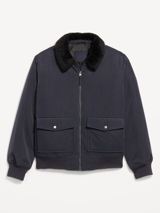 Water-Resistant Aviator Bomber Jacket | Old Navy (US)