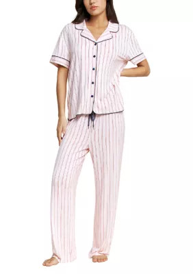 All American Jersey Short Sleeve Pajama Set | Belk