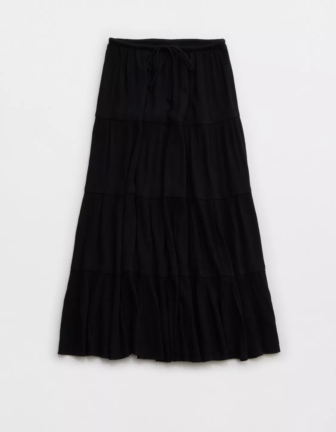 Aerie Beach Club Tiered Maxi Skirt | Aerie