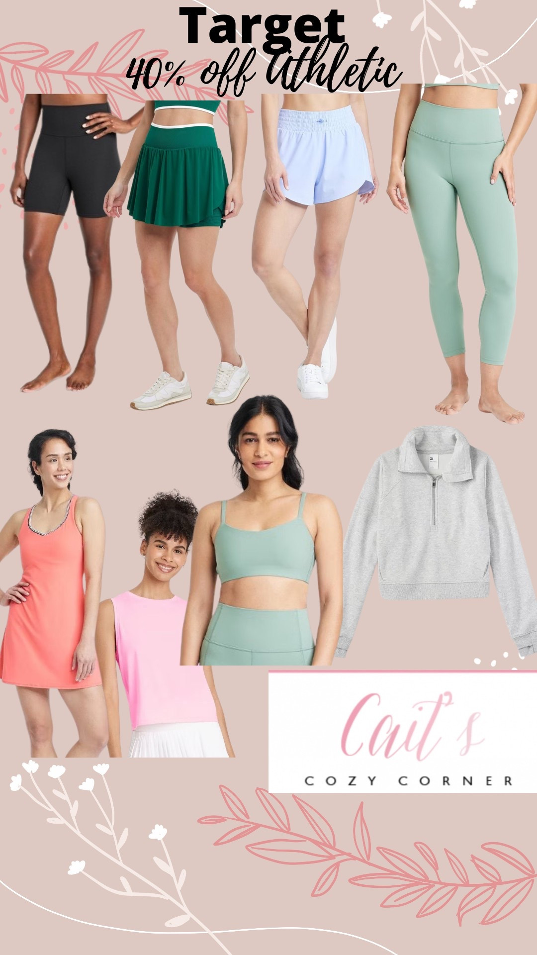 40% athletic clothes at target 

#LTKSeasonal #LTKActive #LTKStyleTip