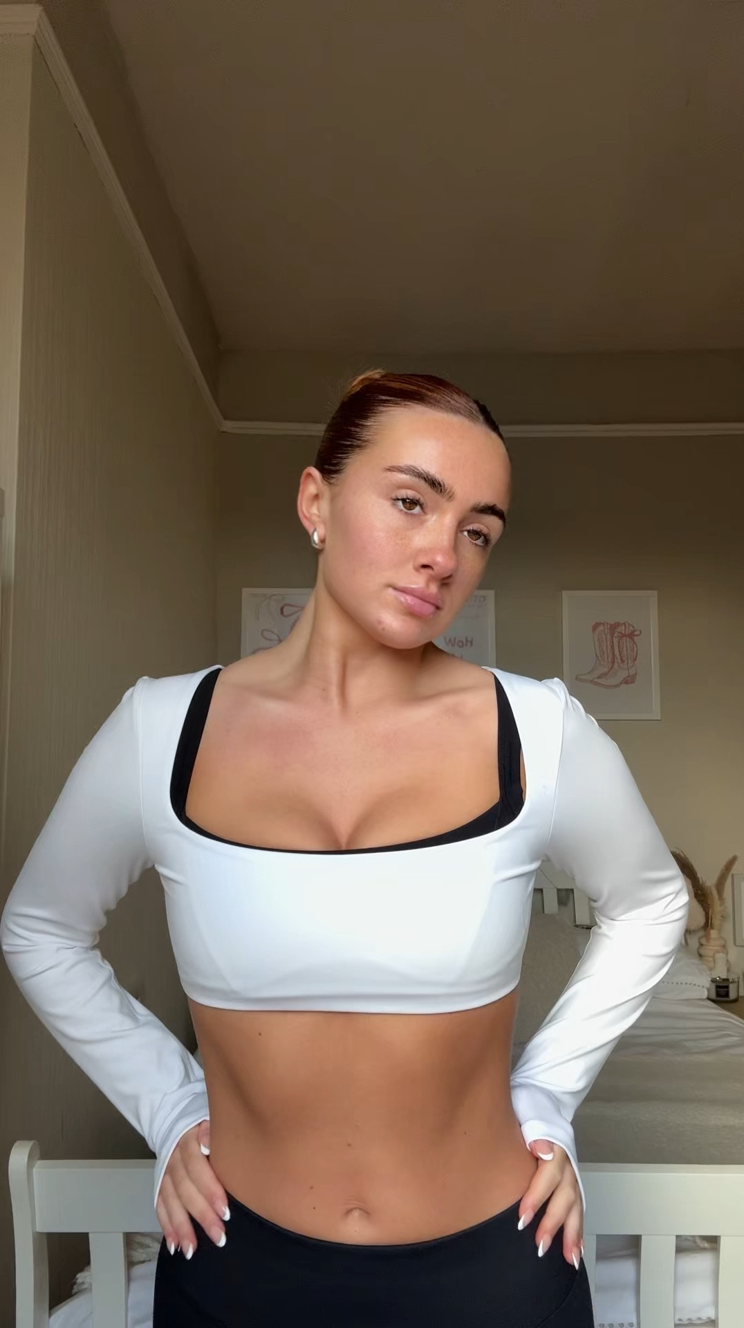 my routine before the gym 🤍