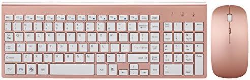 HAIBING Wireless Keyboard and Mouse Combo, Compact Full-Sized 2.4GHz Ultra Slim Wireless Keyboard... | Amazon (US)