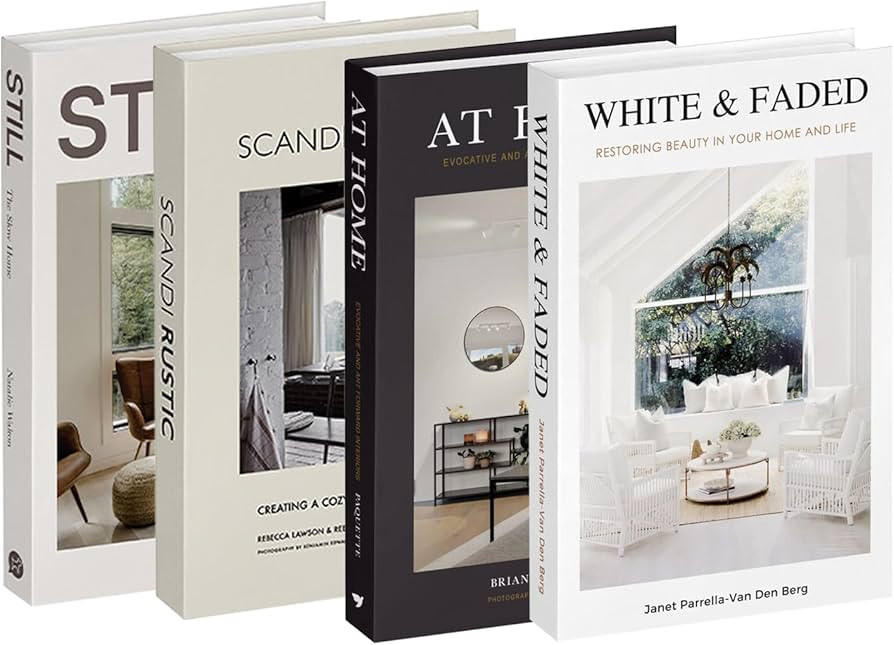 4 Pack Decorative Faux Books Set for Home Aesthetic - Luyseyha Fake Hollow Books Decor for Booksh... | Amazon (CA)