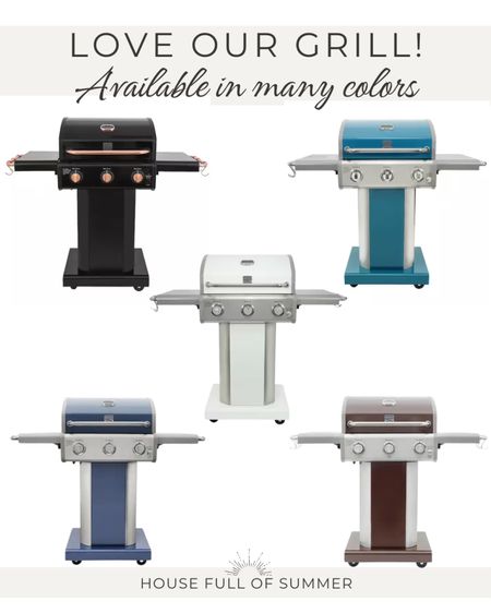 Our grill is available in many colors! Love that it doesn’t take up too much space! The sides fold in. 
Propane gas grill 

#LTKSeasonal #LTKhome