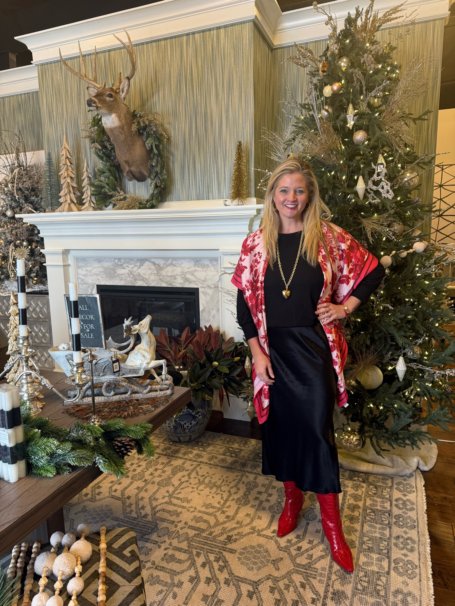 Embracing the holiday red this season!

#LTKHoliday #LTKBeauty