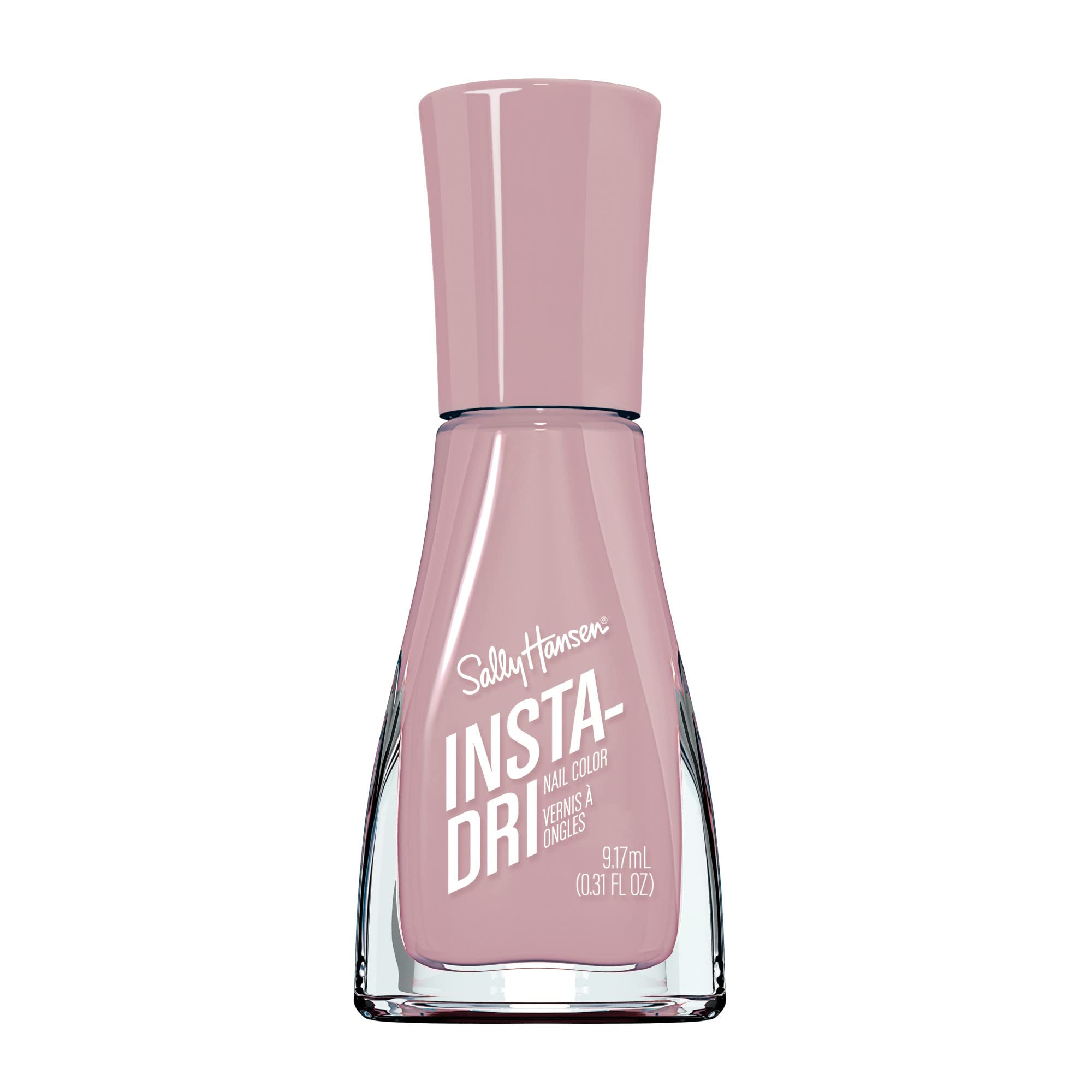 Sally Hansen Insta-Dri, Hurry Plum, Quick Dry, Long Lasting, Opaque, Creme Pink Nail Polish | Amazon (US)