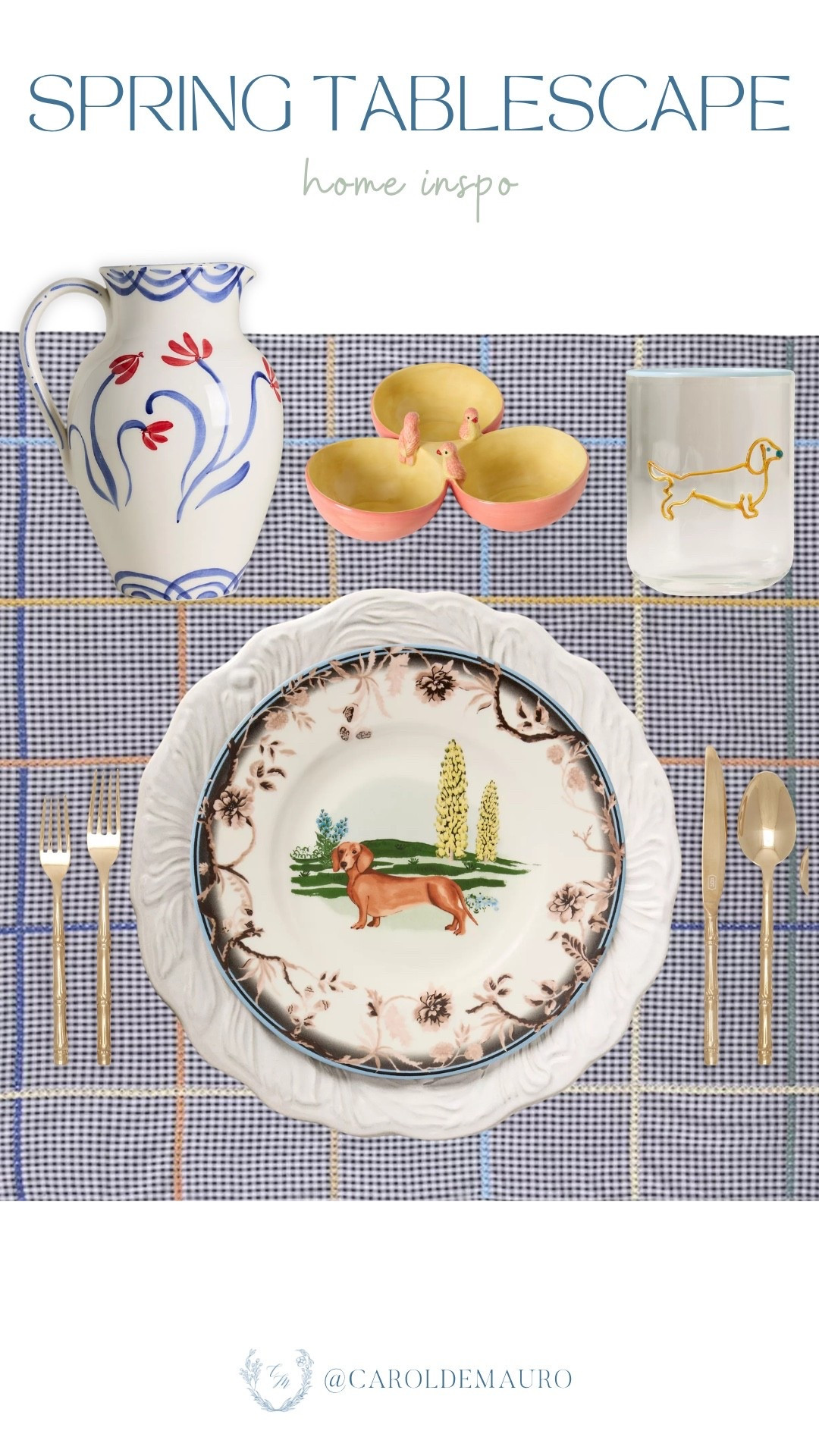 Is it even spring if you aren’t planning a cute tablescape? I’m obsessed with this dachshund-themed set—it’s the perfect mix of whimsical and chic. Between the floral pitcher and those adorable puppy plates, you’re ready to host a garden brunch immediately.

anthropologie home, spring refresh, brunch inspo, tablescape idea, hostess with the mostess, entertaining at home, tableware, grand millenial

#LTKSeasonal #LTKHome #LTKU