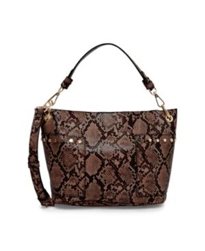 Steve Madden Luxury Snake-Print Bucket Bag | Macys (US)