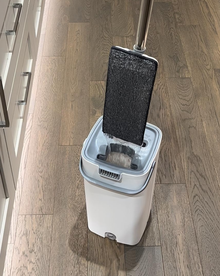 JOYMOOP Mop and Bucket with Wringer Set for Home, Flat Mop and Bucket System, Mops for Floor Cleaning and Wall Cleaner, with 3 Reusable Microfiber Mop Pads

#LTKFindsUnder50