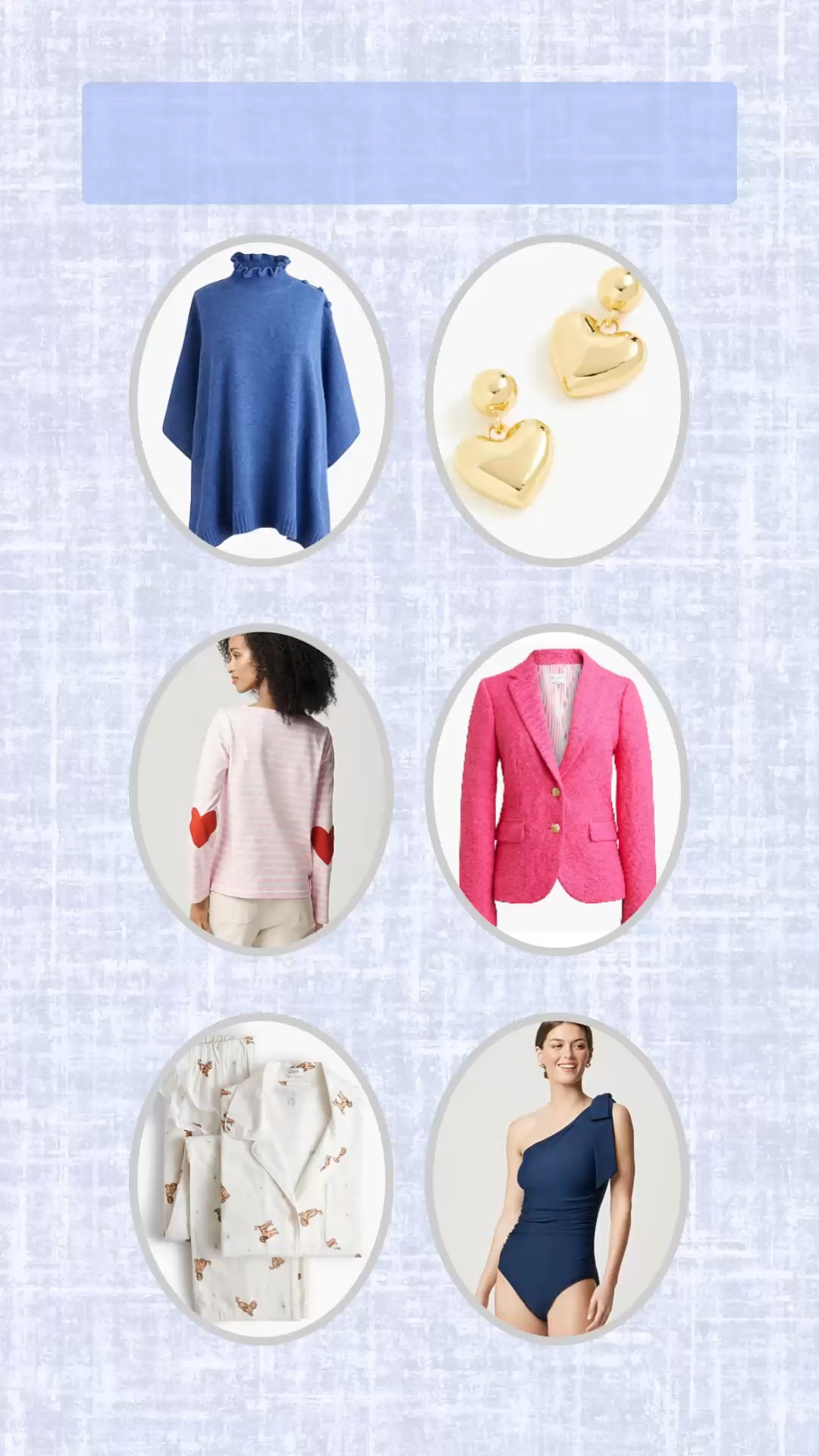 Rounded up a few of my Friday favorites some of these are perfect for work and for the upcoming Valentine’s holiday. 

Pink blazers, blazers, workwear, gold earrings, heart earrings, blue poncho, poncho, valentine T-shirts, Valentine’s Day, blue bathing suits, one piece bathing suits, vacation outfits, pajamas, valentines pajamas, Valentine’s Day, J.Crew, J.Crew factory

#LTKOver40 #LTKValentine #LTKWorkwear