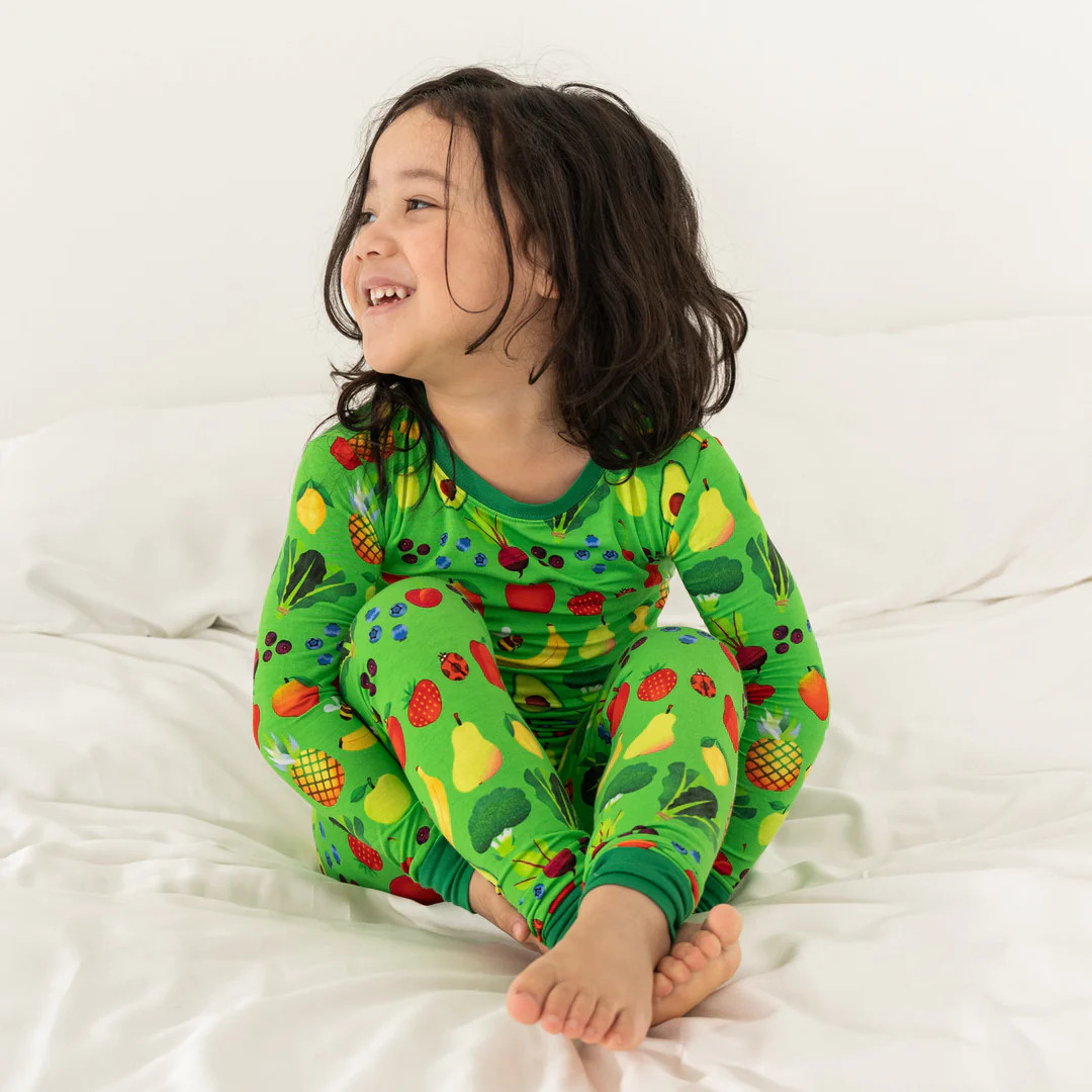 Once Upon a Farm Two-Piece Bamboo Viscose Pajama Set | Little Sleepies