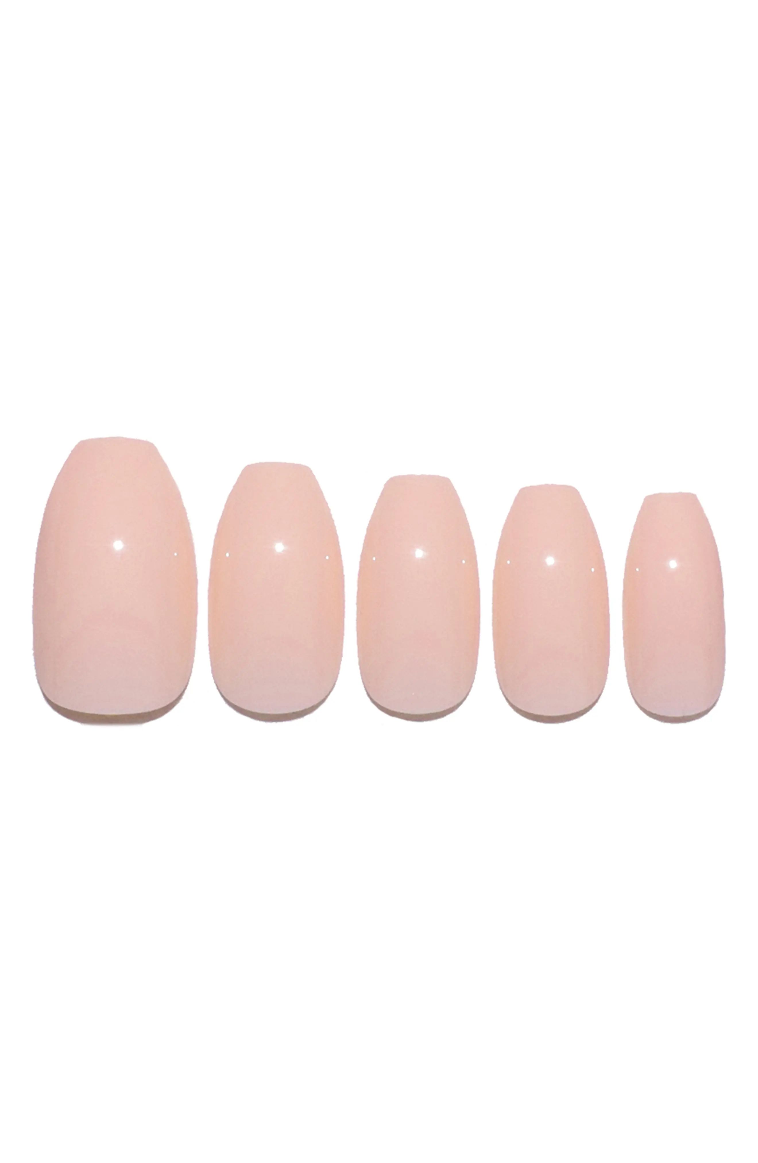 Nude Peach Pop-On Reusable Manicure Set | Nordstrom