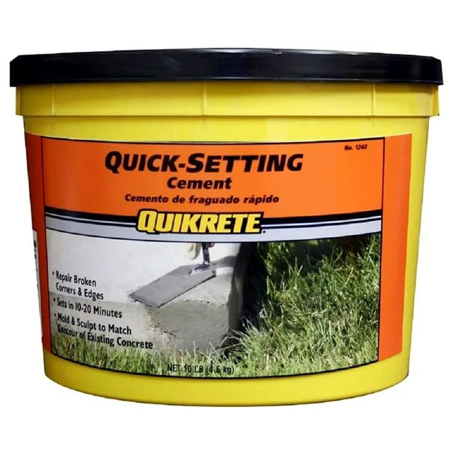 QUIKRETE Quick Setting Cement for Sculpting and Repairs, 10 Pound Pail | Walmart (US)