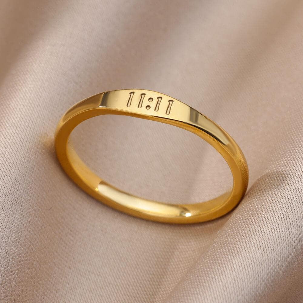 Roman Numeral Detail Ring Stainless Steel Jewelry Gift | SHEIN USA | SHEIN