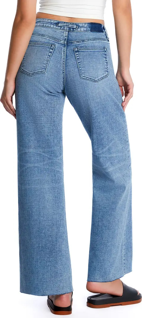 Flat Front Wide Leg Jeans | Nordstrom
