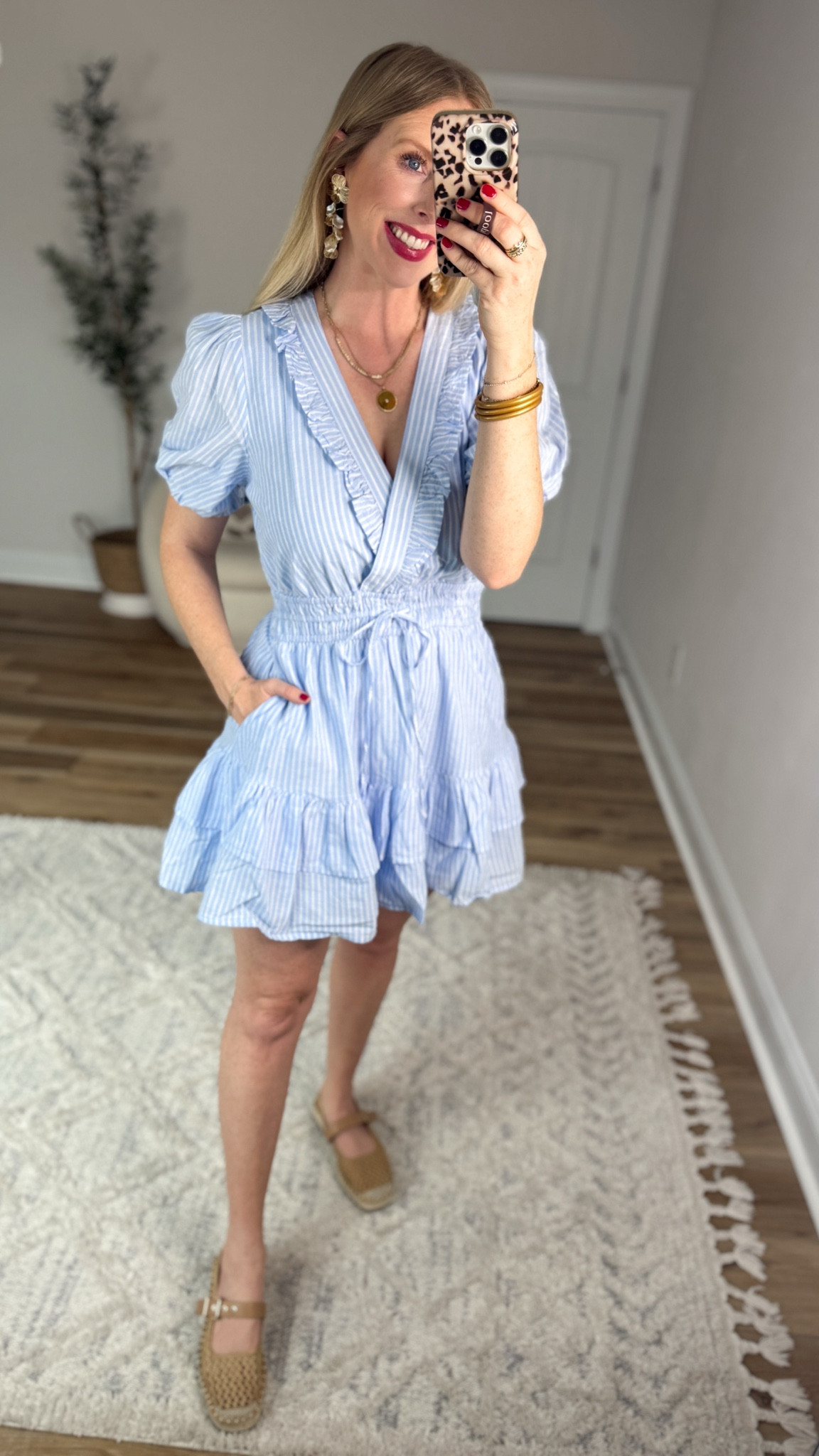 Weekend Walmart Wins try on
Ruffle mini dress- small 

#LTKootd