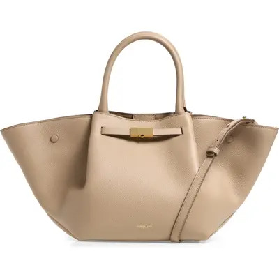 DeMellier New York Leather East/West Tote in Caramel /mocha at Nordstrom | Nordstrom