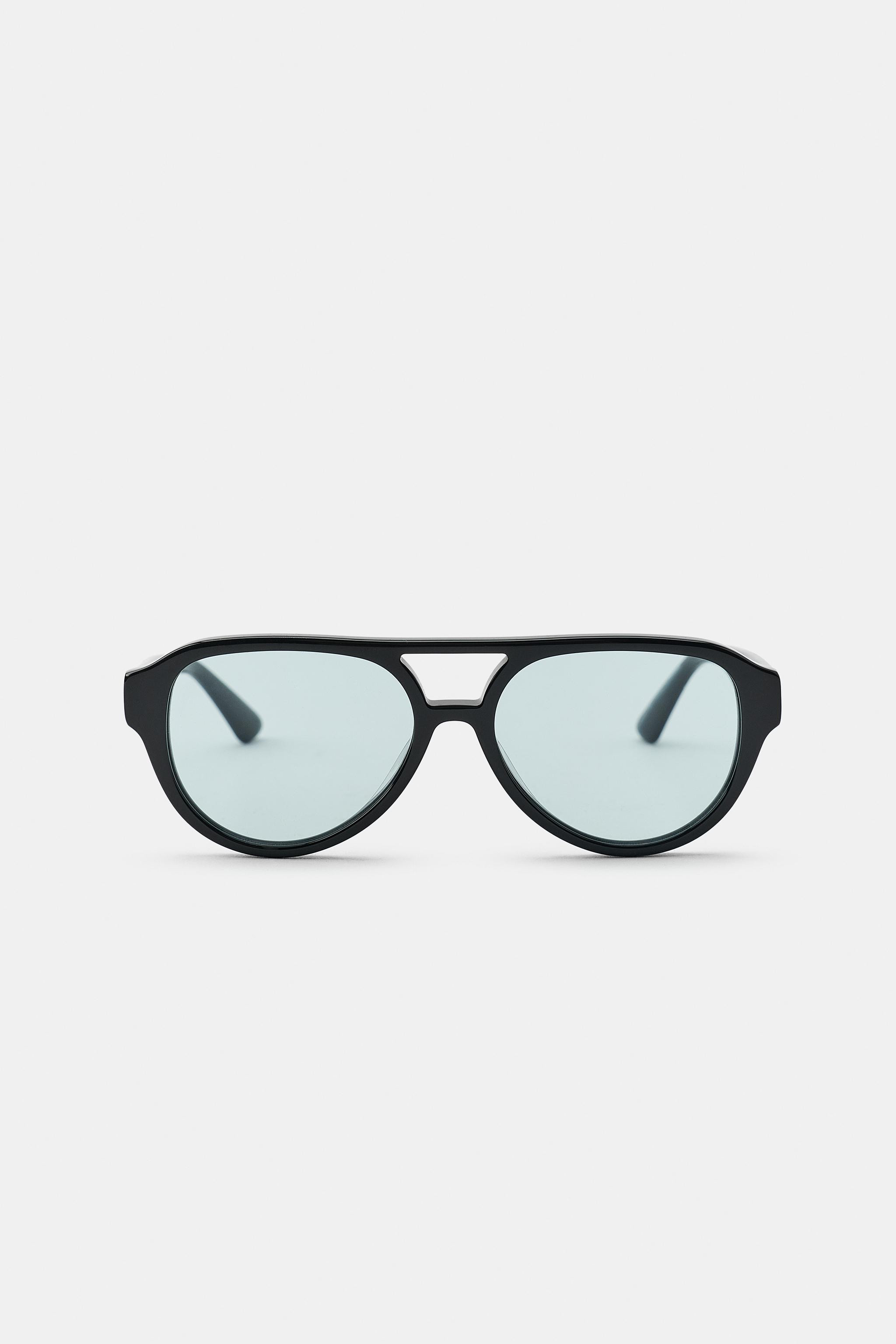 Aviator sunglasses with acetate frames. Includes case.UV/UVA 400 protection. Category 1. | Zara US