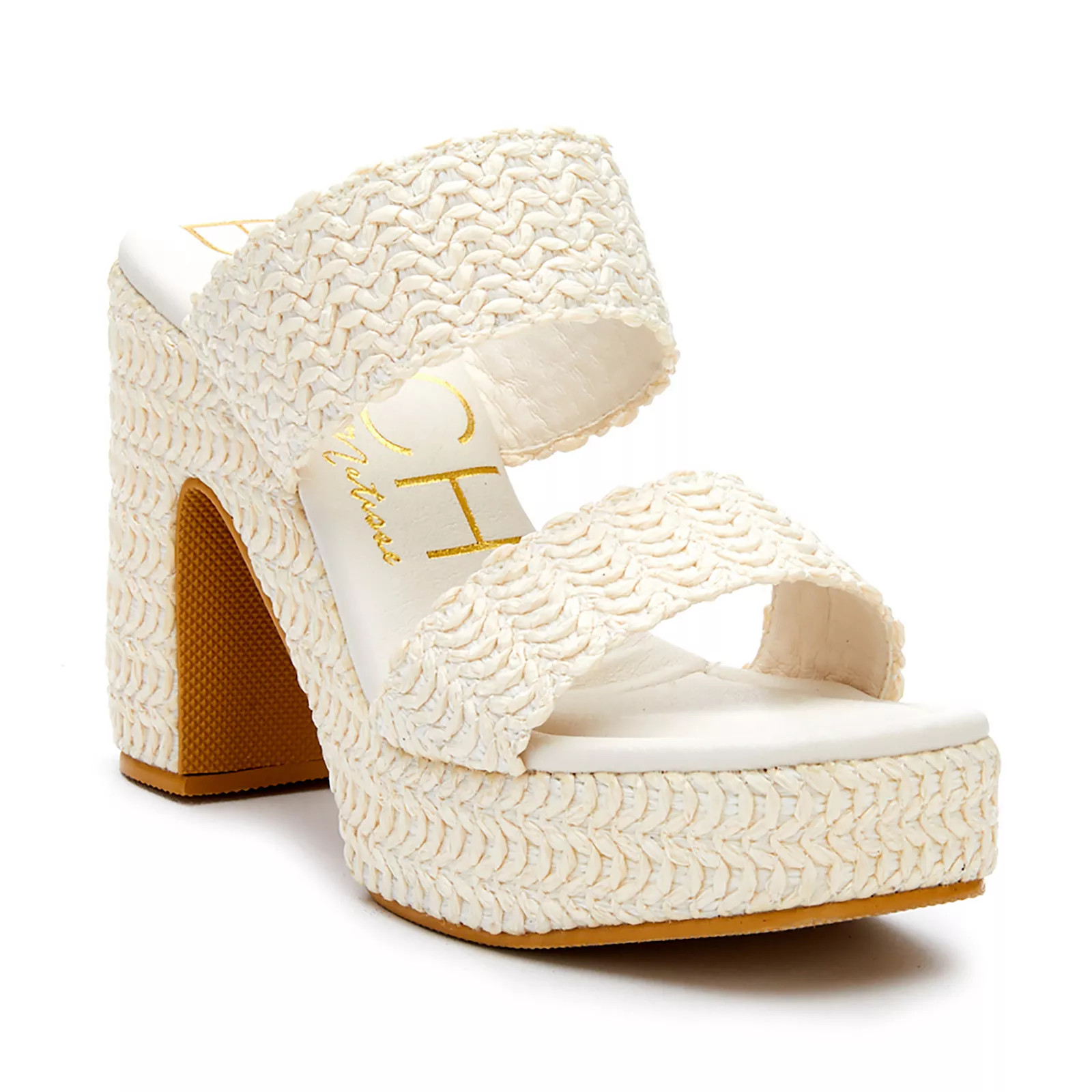 Beach by Matisse Gem Women's Heeled Sandals, Size: 6, White | Kohl's