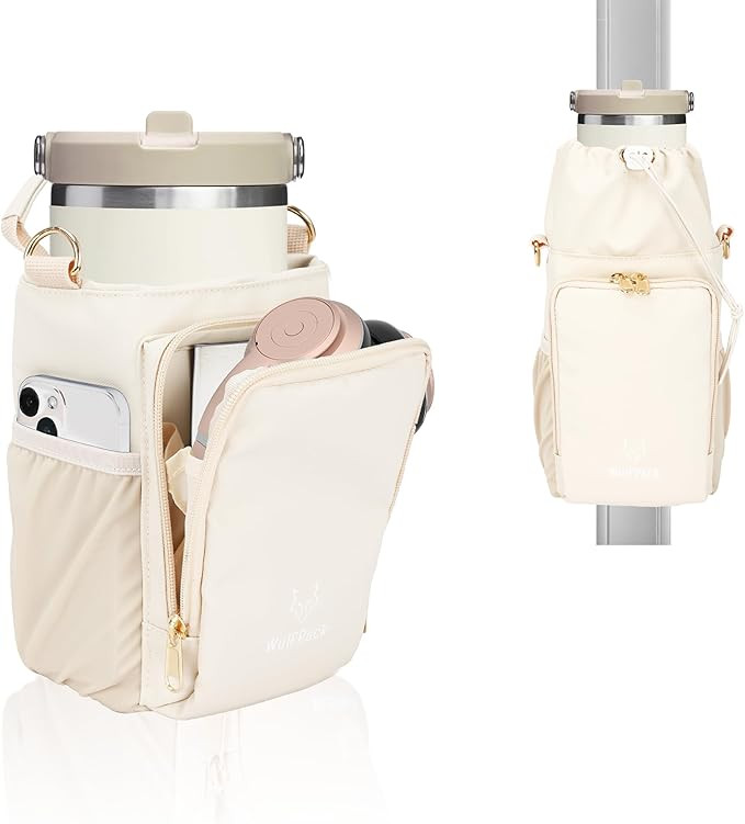 WulfPack Magnetic Gym Bag, Magnetic Bottle Bag, Water Bottle Carrier Holder with Large Phone Pock... | Amazon (US)