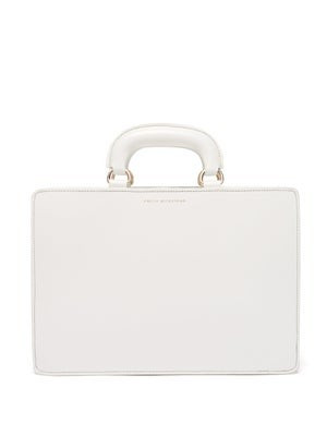 Briefcase-style leather bag | Matches (UK)