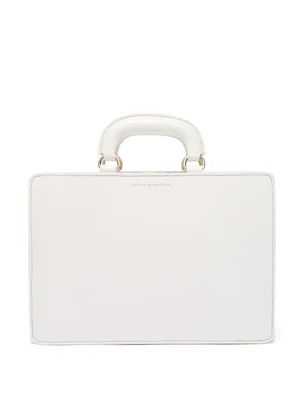 Briefcase-style leather bag | Matches (UK)