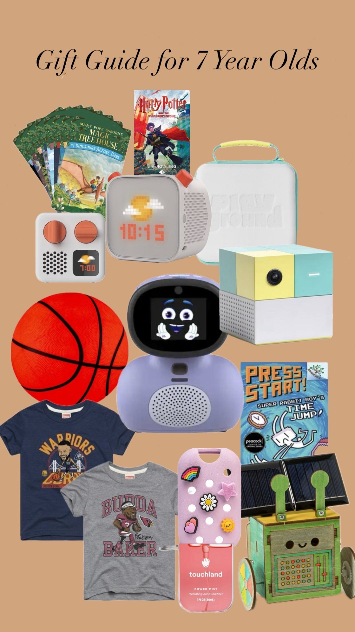 Gift Guide for 7 Year Olds (kids/tweens)
.
A few things we have and love and some that are on this year’s Christmas list. 
.
We have the yoto mini and love it for travel so we’re getting the bigger version this year. 
.
The Miko robot has been so fun to play and learn with. 
.
Press Start is one of my sons favorite book series so we’re adding one of those plus Diary or a Wimpy Kid series. 
.
Homage has the cutest sports shirts and are really great quality. I also buy them for myself and husband too. 

#LTKGiftGuide #LTKHoliday #LTKKids