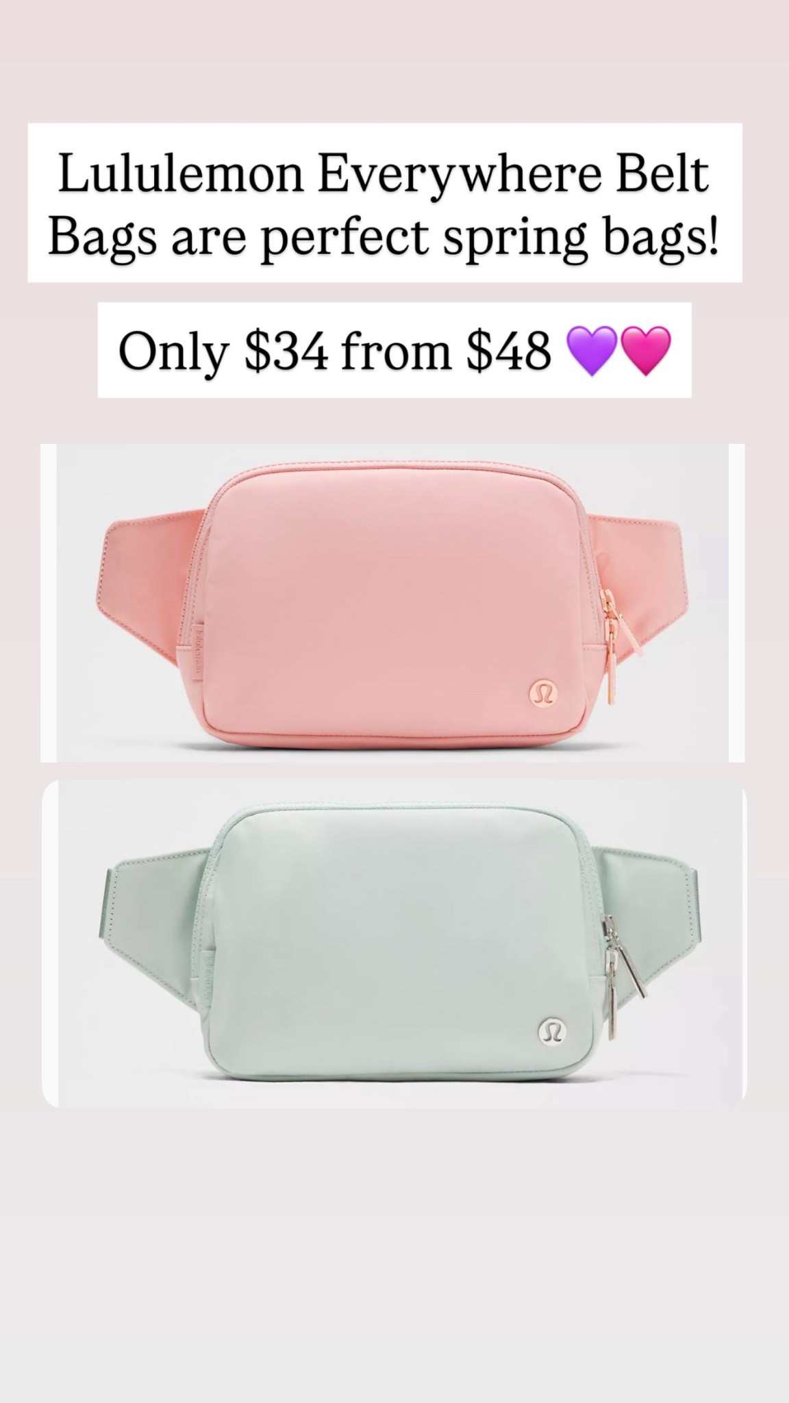 Lululemon belt bag large are on sale for $34 from $48!

#LTKSaleAlert