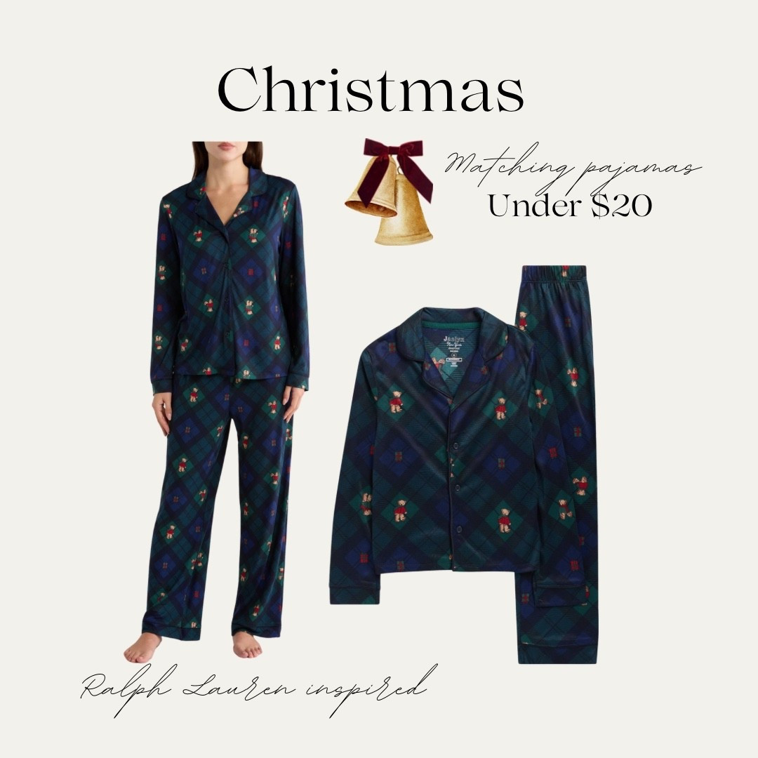 Classic plaid, timeless style ✨ These Ralph Lauren–inspired matching pajamas are under $20 and perfect for the whole family 🎄 The coziest way to start Christmas morning together! ❤️ #HolidayTraditions #Christmas2025”
#ralphlauren #teddytrend #christmaspajamas

#LTKSeasonal #LTKSaleAlert #LTKHome