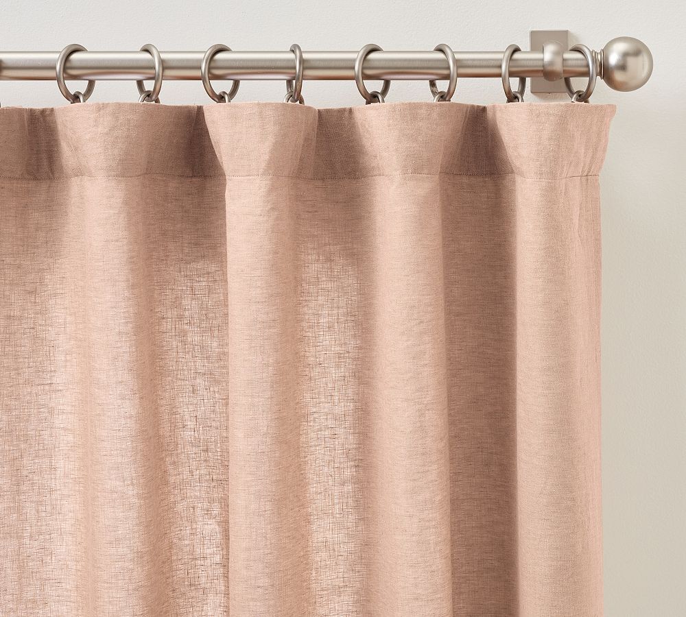 Belgian Flax Linen Curtain | Pottery Barn (US)