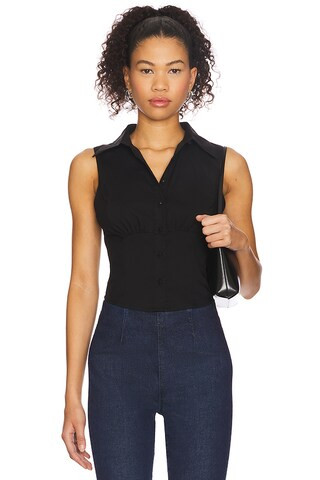 Pattie Button Up Top
                    
                    ALL THE WAYS | Revolve Clothing (Global)