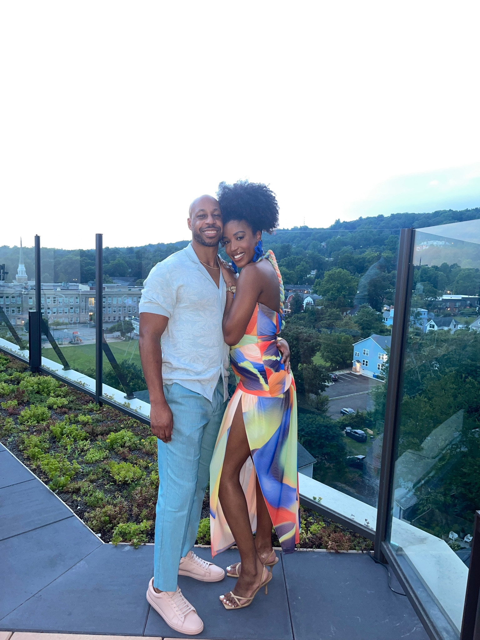 The perfect vacation dress! A graphic print halter top dress with a sexy slit. Fits TTS

#LTKstyletip #LTKSeasonal #LTKtravel