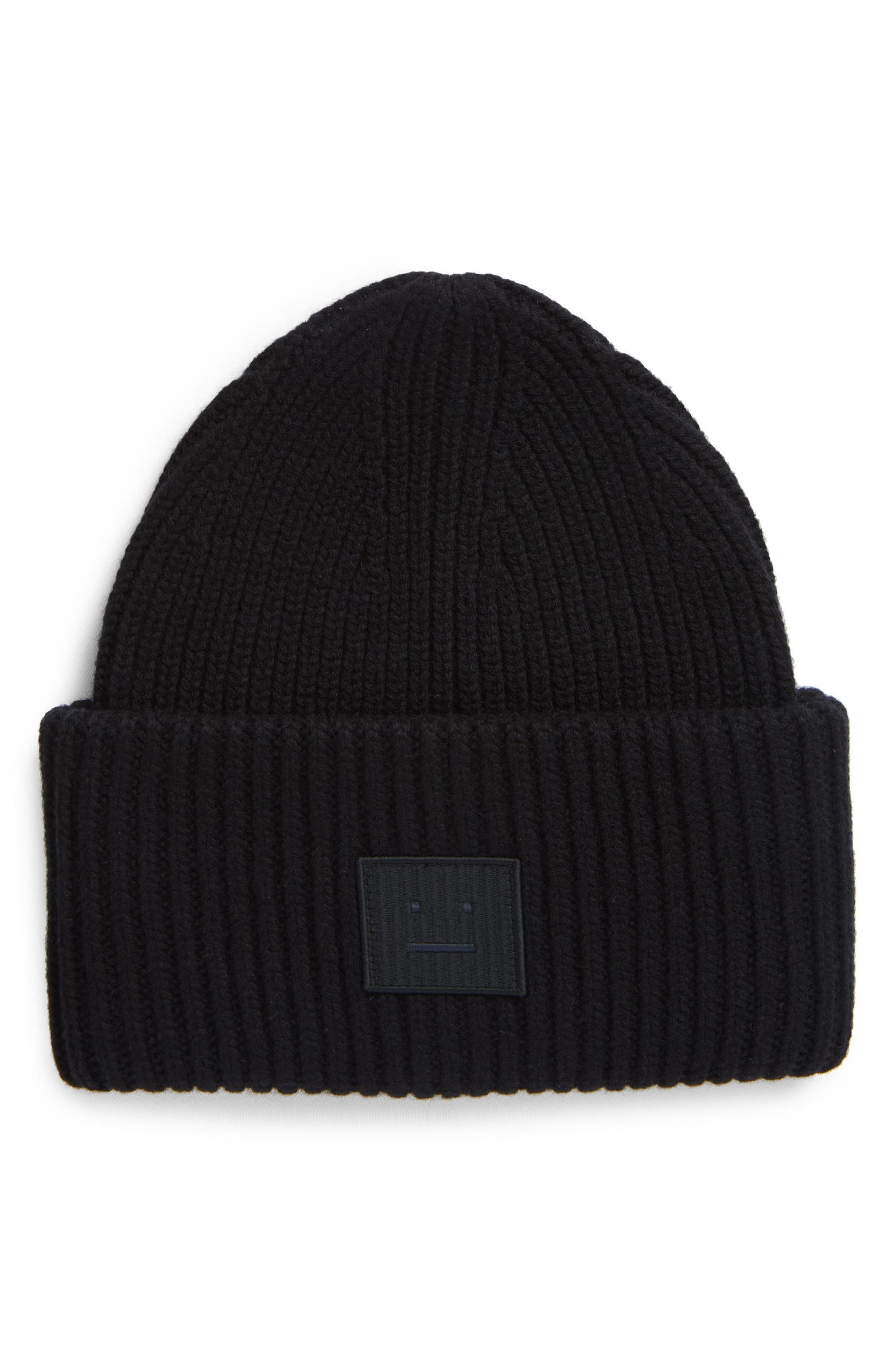 Face Patch Wool Beanie | Nordstrom