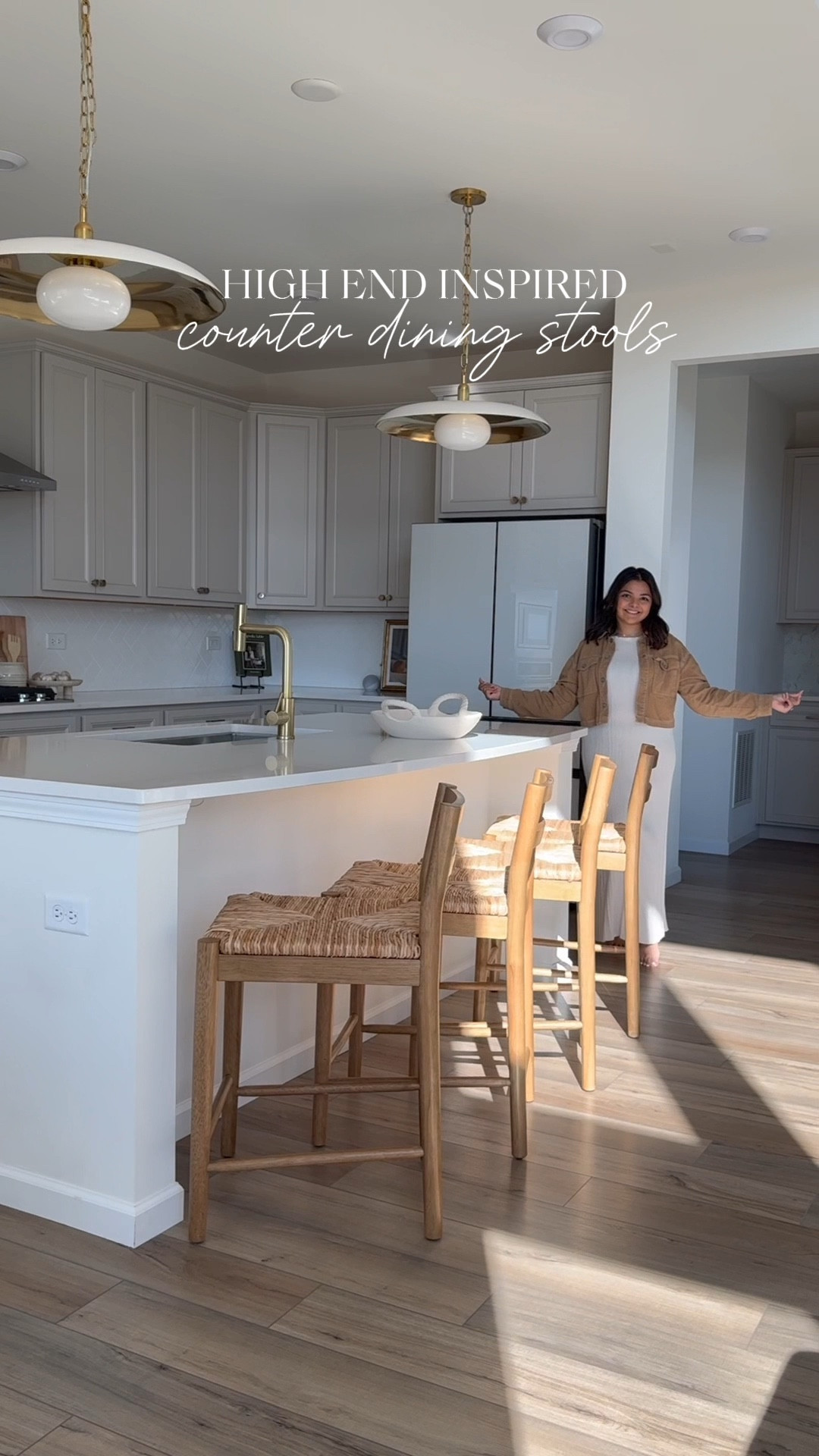 Walmart counter stools that check all the boxes! 🙌 These woven seagrass beauties come in a set of two for just $178, making each one around $89 – talk about a steal! The stunning wood tone adds that perfect touch to my kitchen, keeping it high-end without the high price.
#LTKHoliday

#LTKHome #LTKSaleAlert