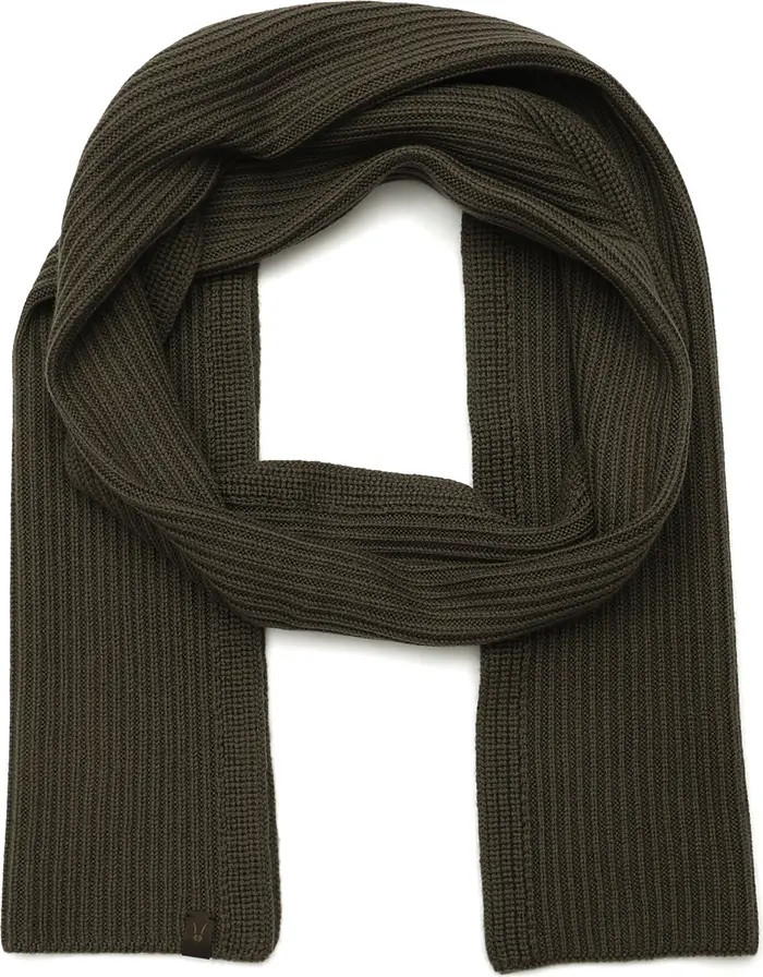 Merino Wool Rib Scarf | Nordstrom