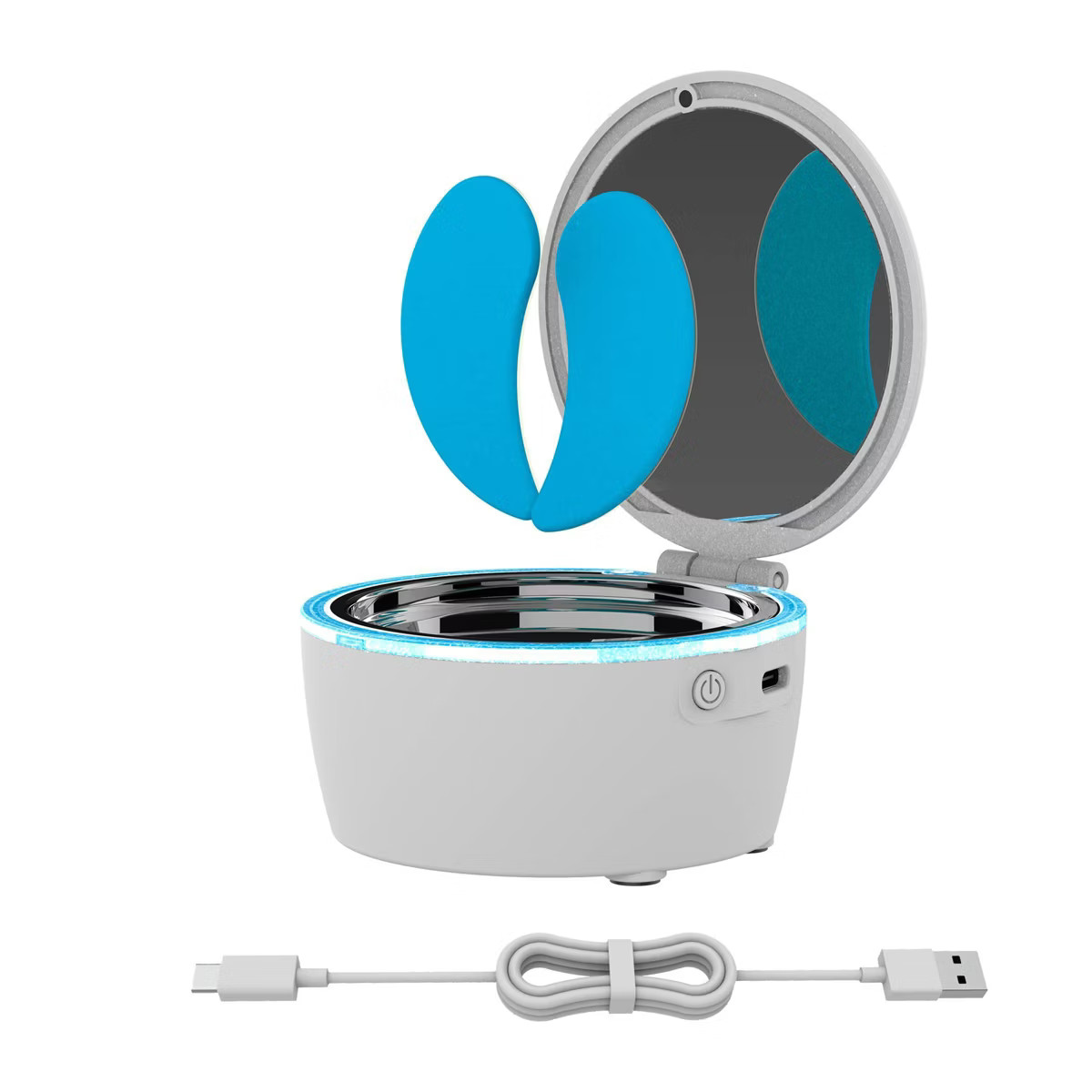 SKN by Conair Cool Beenz Reusable Rechargeable Cooling Under Eye Gel Pads and Mirror Set - 4pc | Target