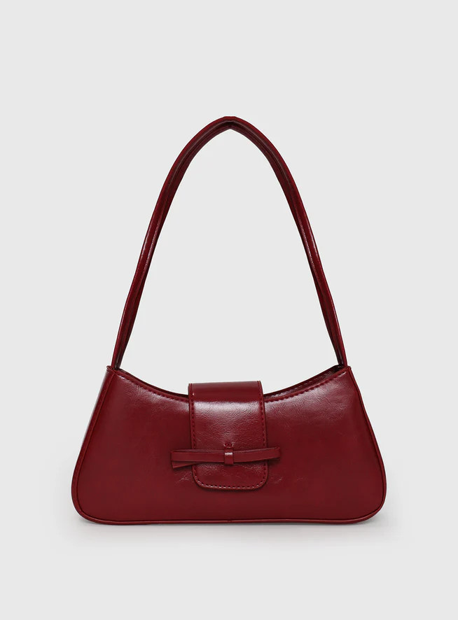 Scotlyn Shoulder Bag Red | Princess Polly US