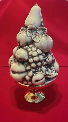 1970s Ceramic Fruit Topiary Tree Vintage  Decor Grapes Apple Pear  9"  | eBay | eBay US