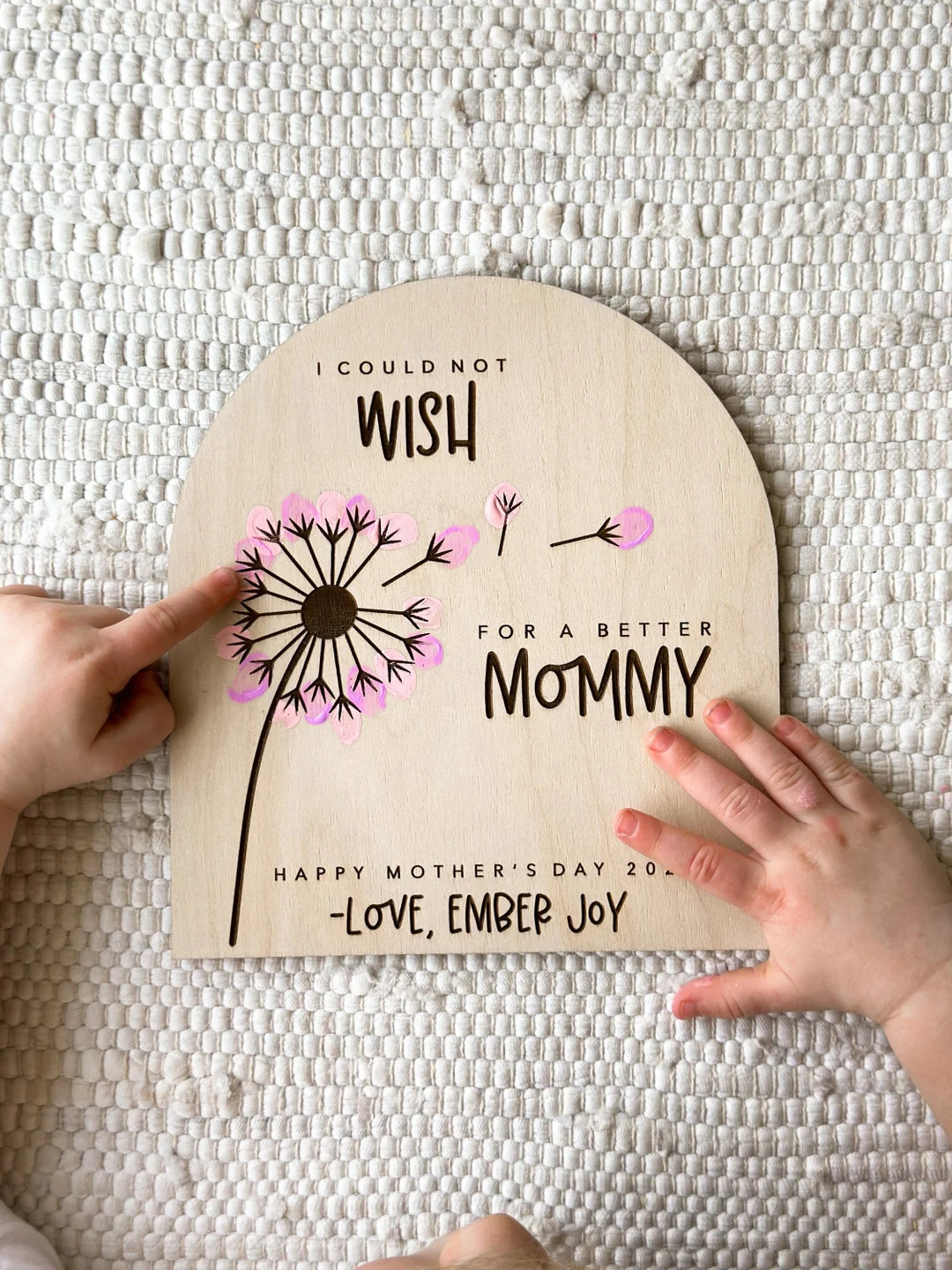 Mothers Day DIY Sign | Mother's Day DIY Gift | Fingerprint Sign | Gift for Mom | Gift for Mom Fro... | Etsy (US)