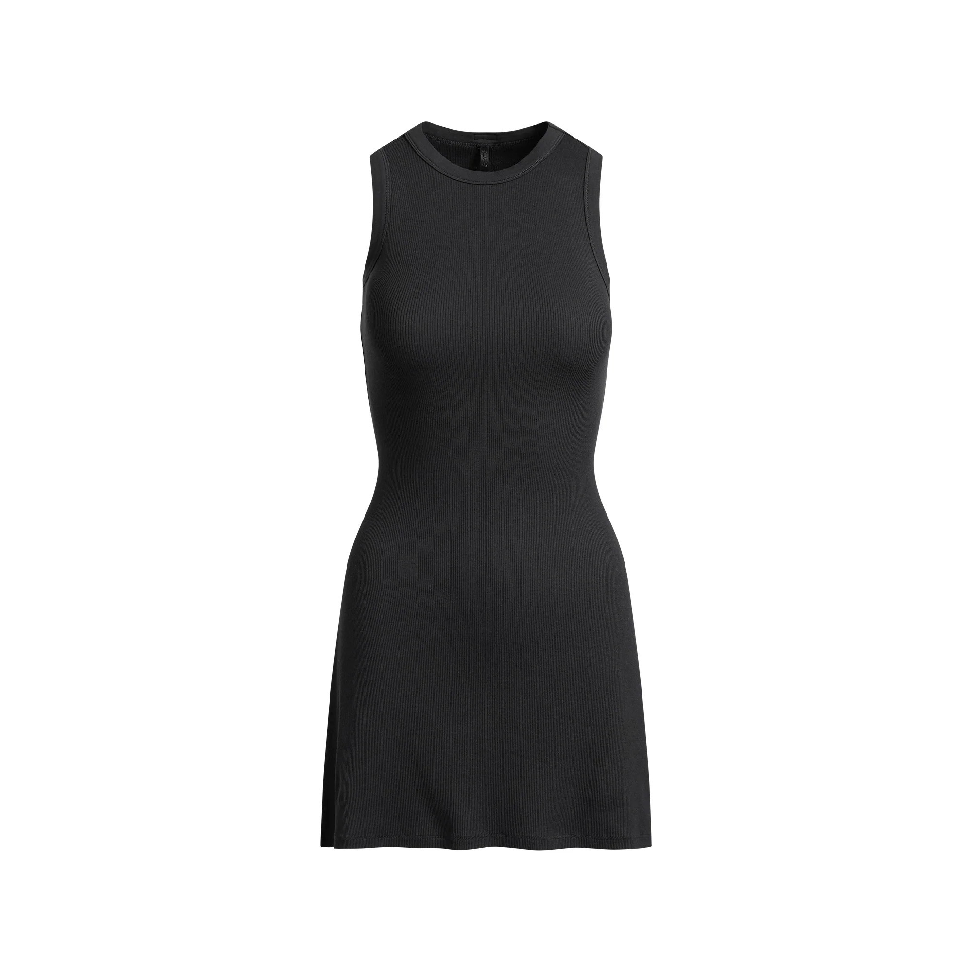 SKIMS Tank Dress | Black | Medium | Cotton Rib | SKIMS (US)
