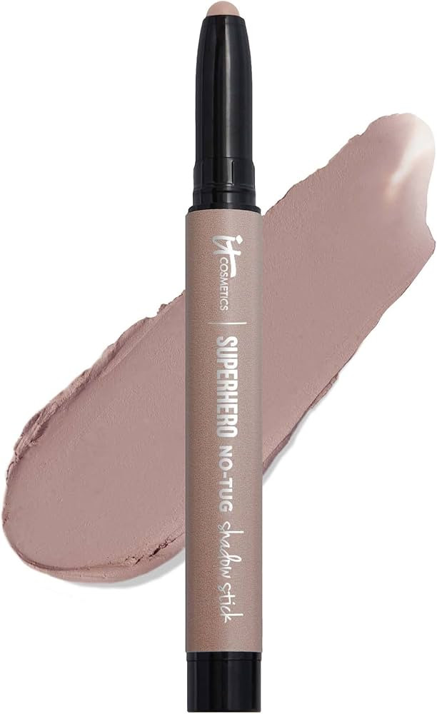IT Cosmetics Superhero No-Tug Waterproof Eyeshadow Stick - Longwear, Blendable Cream Eyeshadow wi... | Amazon (US)