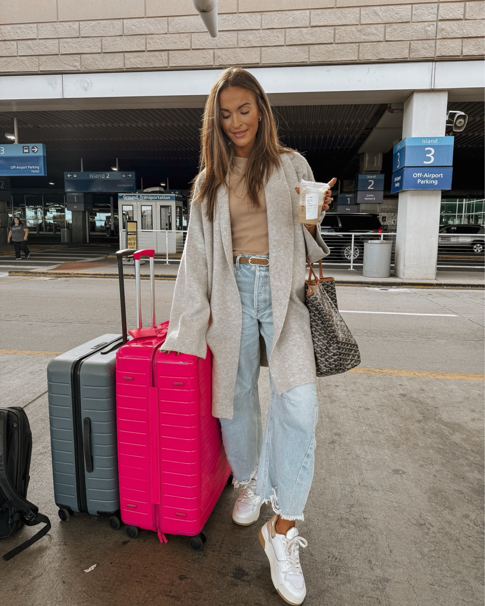 cozy travel outfit 🤍 

#LTKTravel