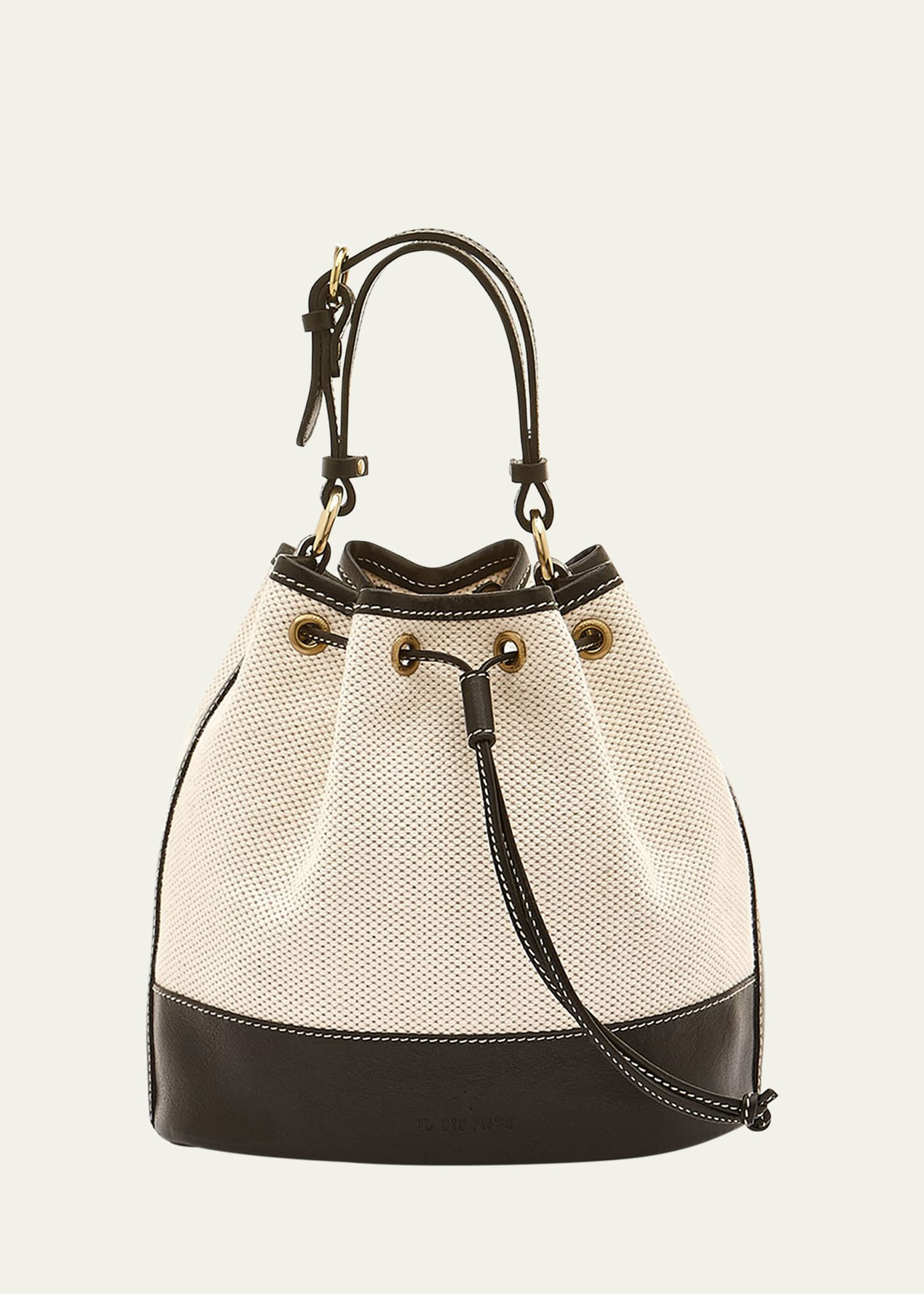 Il Bisonte Marini Drawstring Canvas Bucket Bag | Bergdorf Goodman