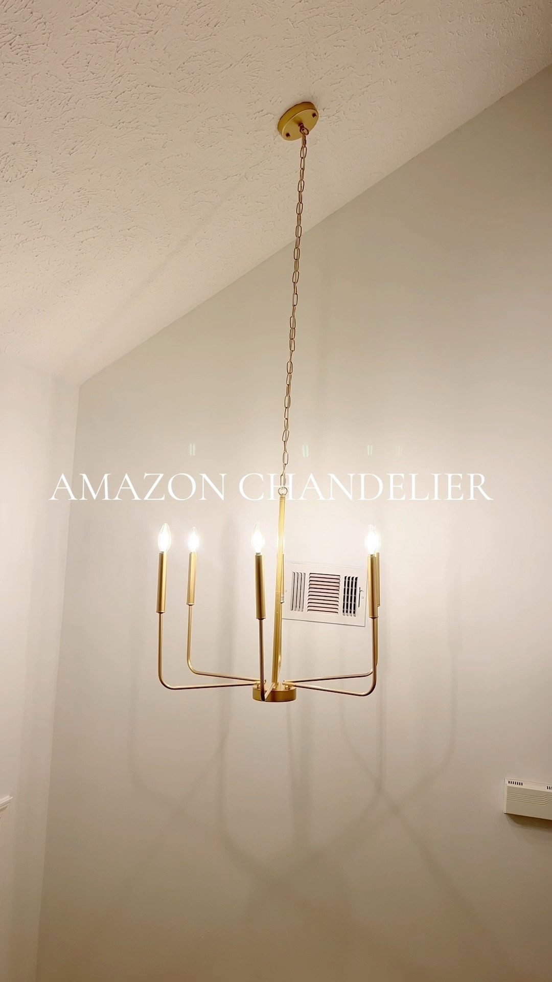 This Amazon chandelier exceeded all expectations. Made space feel 10x more updated! On sale for $72 for coupon! 

#LTKHome #LTKSaleAlert #LTKFindsUnder100
