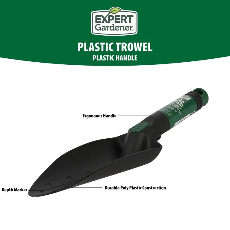 Expert Gardener Trowel, Poly Plastic Landscape and Gardening Trowel | Walmart (US)