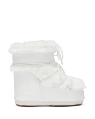 Women's MB Icon Low Faux Fur Boots | Bloomingdale's (US)