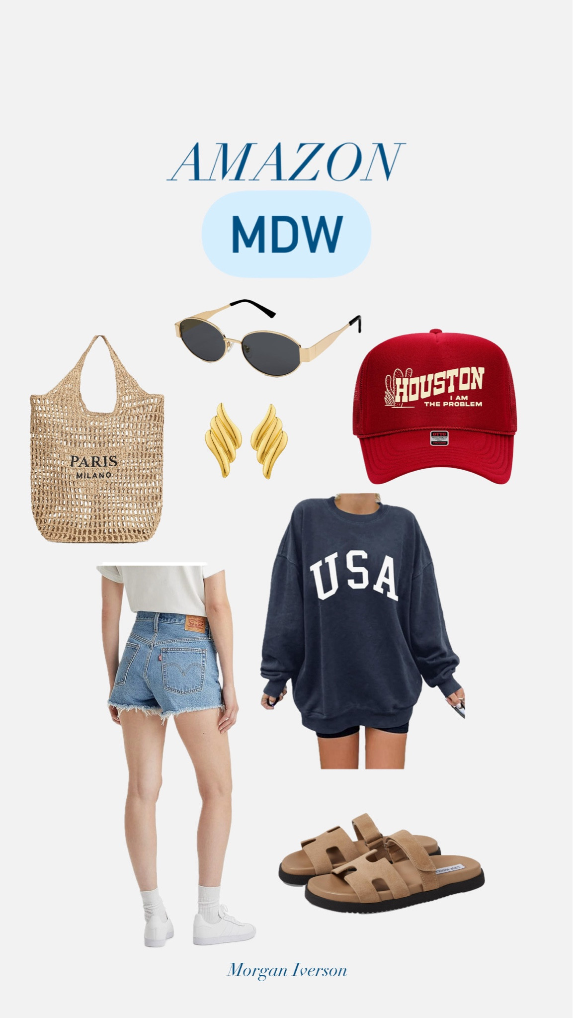Memorial Day Weekend outfit! Throw a white bikini on under it if you’re gonna be getting in the water! Perfect for a backyard bbq or casual day out with friends! #morganiverson #MDW #ootd #summer 

#LTKStyleTip #LTKFindsUnder50 #LTKSwim