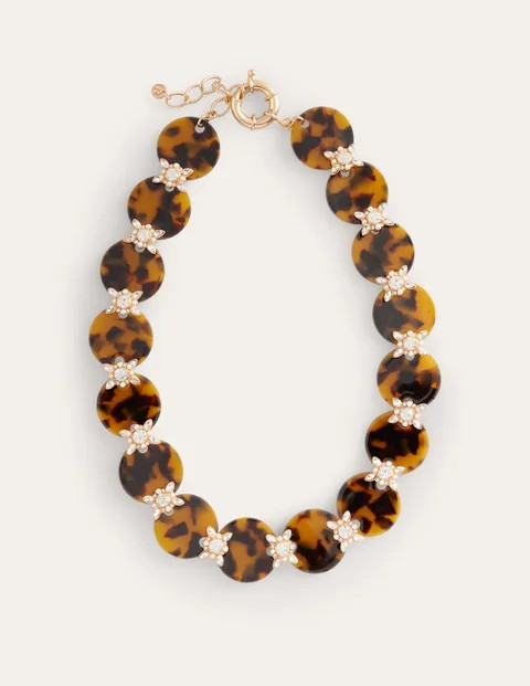 Tortoiseshell Resin Necklace | Boden (US)
