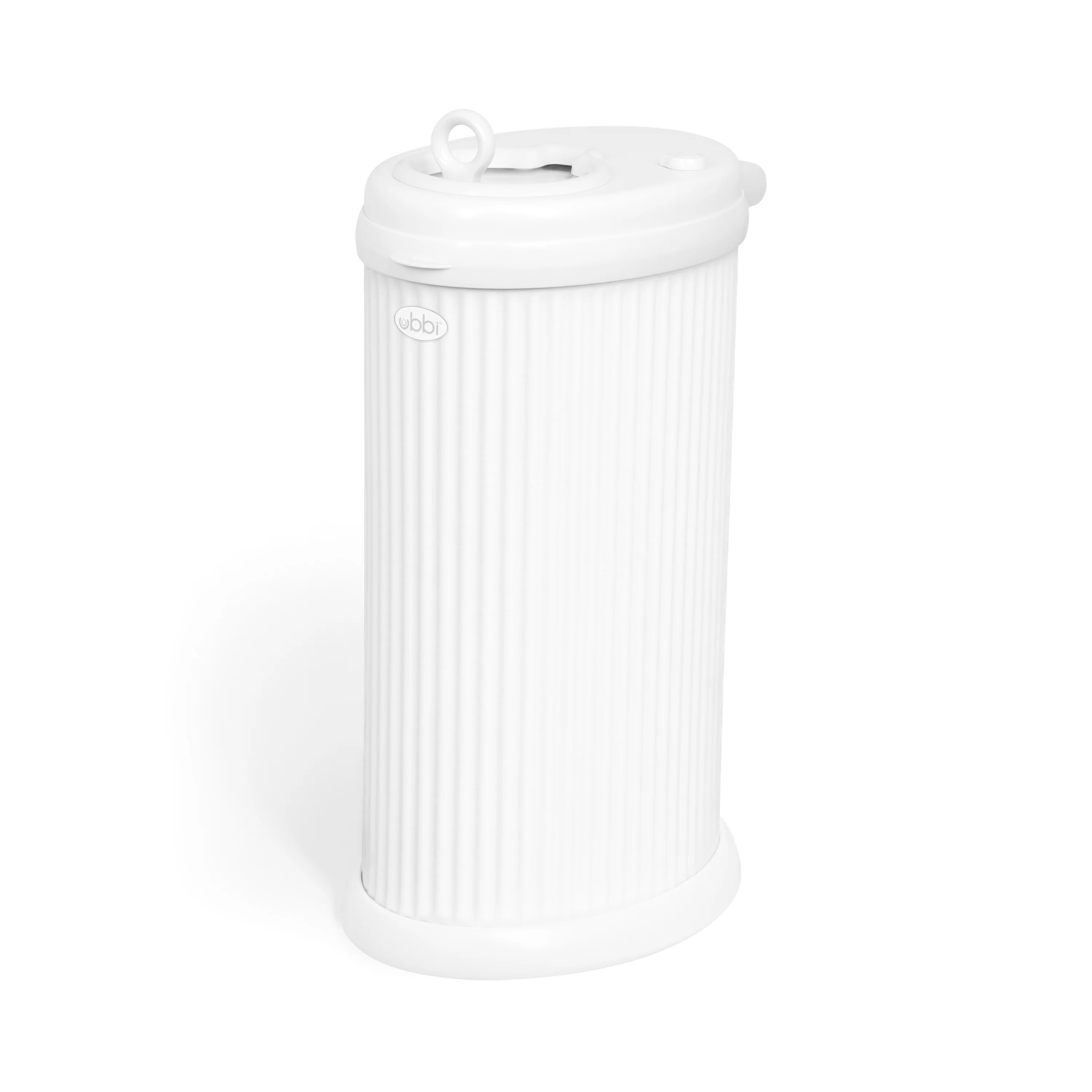 stainless steel fluted diaper pail | Ubbi